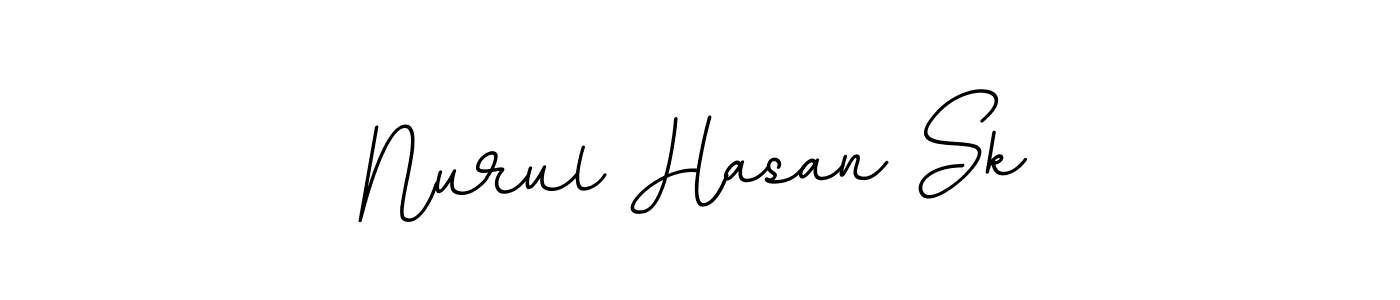 Design your own signature with our free online signature maker. With this signature software, you can create a handwritten (BallpointsItalic-DORy9) signature for name Nurul Hasan Sk. Nurul Hasan Sk signature style 11 images and pictures png