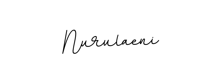 The best way (BallpointsItalic-DORy9) to make a short signature is to pick only two or three words in your name. The name Nurulaeni include a total of six letters. For converting this name. Nurulaeni signature style 11 images and pictures png