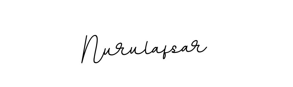 How to make Nurulafsar name signature. Use BallpointsItalic-DORy9 style for creating short signs online. This is the latest handwritten sign. Nurulafsar signature style 11 images and pictures png