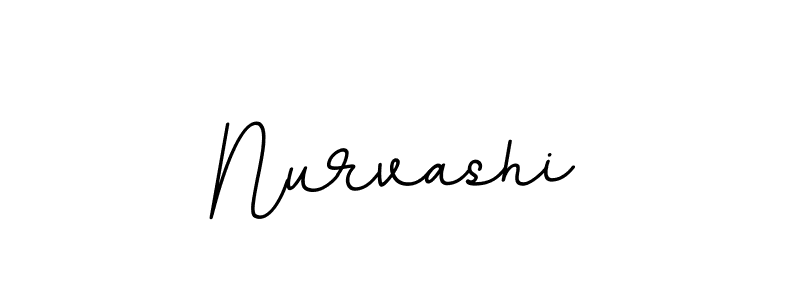 The best way (BallpointsItalic-DORy9) to make a short signature is to pick only two or three words in your name. The name Nurvashi include a total of six letters. For converting this name. Nurvashi signature style 11 images and pictures png