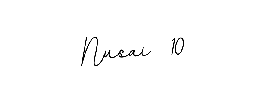 You can use this online signature creator to create a handwritten signature for the name Nusai  10. This is the best online autograph maker. Nusai  10 signature style 11 images and pictures png