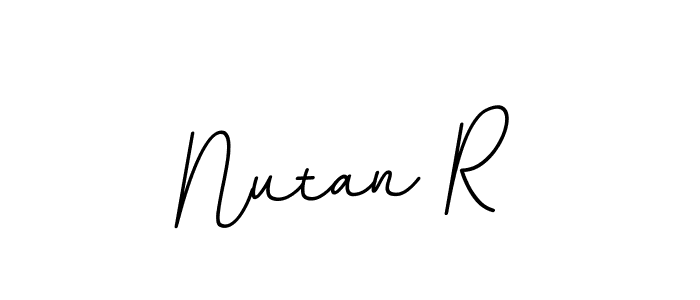 Also You can easily find your signature by using the search form. We will create Nutan R name handwritten signature images for you free of cost using BallpointsItalic-DORy9 sign style. Nutan R signature style 11 images and pictures png