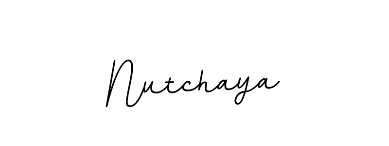 It looks lik you need a new signature style for name Nutchaya. Design unique handwritten (BallpointsItalic-DORy9) signature with our free signature maker in just a few clicks. Nutchaya signature style 11 images and pictures png