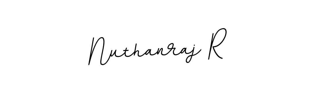 How to make Nuthanraj R signature? BallpointsItalic-DORy9 is a professional autograph style. Create handwritten signature for Nuthanraj R name. Nuthanraj R signature style 11 images and pictures png