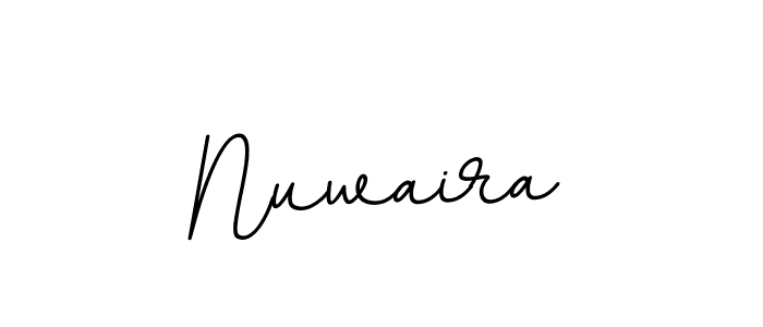 How to make Nuwaira name signature. Use BallpointsItalic-DORy9 style for creating short signs online. This is the latest handwritten sign. Nuwaira signature style 11 images and pictures png