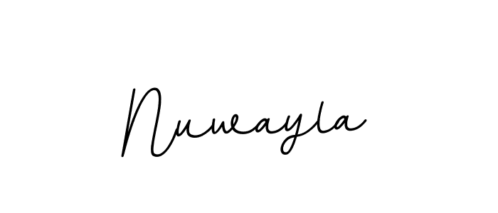 Nuwayla stylish signature style. Best Handwritten Sign (BallpointsItalic-DORy9) for my name. Handwritten Signature Collection Ideas for my name Nuwayla. Nuwayla signature style 11 images and pictures png