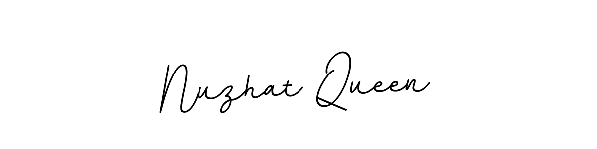 if you are searching for the best signature style for your name Nuzhat Queen. so please give up your signature search. here we have designed multiple signature styles  using BallpointsItalic-DORy9. Nuzhat Queen signature style 11 images and pictures png