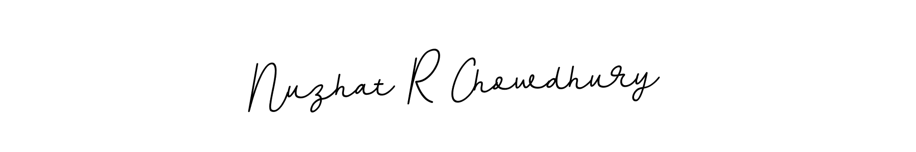 BallpointsItalic-DORy9 is a professional signature style that is perfect for those who want to add a touch of class to their signature. It is also a great choice for those who want to make their signature more unique. Get Nuzhat R Chowdhury name to fancy signature for free. Nuzhat R Chowdhury signature style 11 images and pictures png