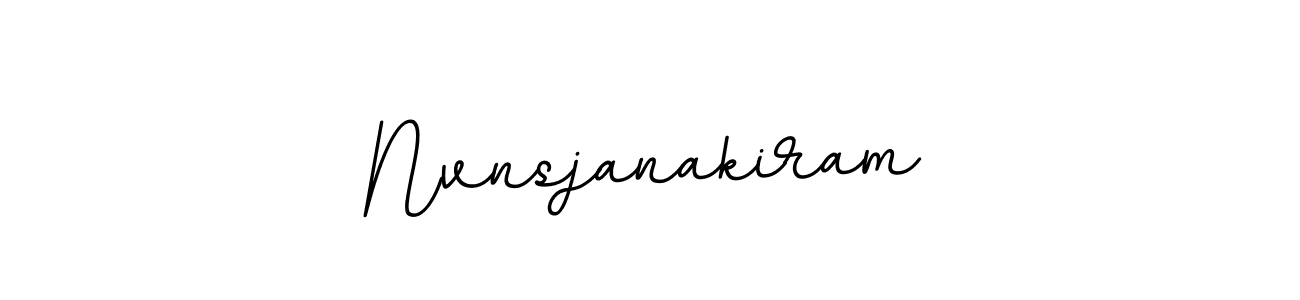 This is the best signature style for the Nvnsjanakiram name. Also you like these signature font (BallpointsItalic-DORy9). Mix name signature. Nvnsjanakiram signature style 11 images and pictures png