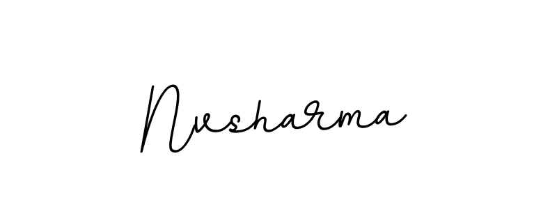 The best way (BallpointsItalic-DORy9) to make a short signature is to pick only two or three words in your name. The name Nvsharma include a total of six letters. For converting this name. Nvsharma signature style 11 images and pictures png