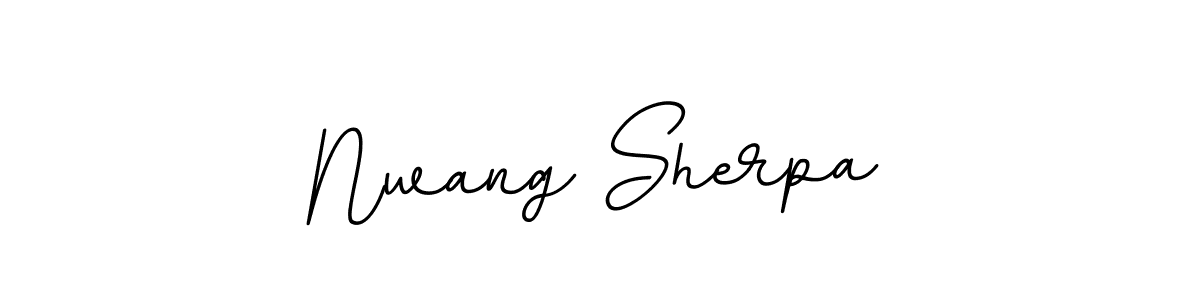 Also we have Nwang Sherpa name is the best signature style. Create professional handwritten signature collection using BallpointsItalic-DORy9 autograph style. Nwang Sherpa signature style 11 images and pictures png