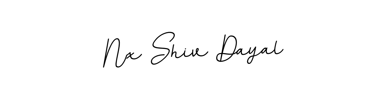 How to make Nx Shiv Dayal name signature. Use BallpointsItalic-DORy9 style for creating short signs online. This is the latest handwritten sign. Nx Shiv Dayal signature style 11 images and pictures png