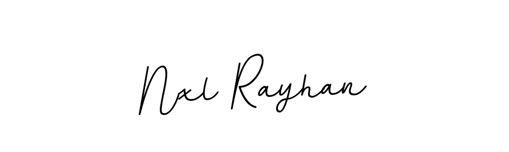 How to make Nxl Rayhan signature? BallpointsItalic-DORy9 is a professional autograph style. Create handwritten signature for Nxl Rayhan name. Nxl Rayhan signature style 11 images and pictures png