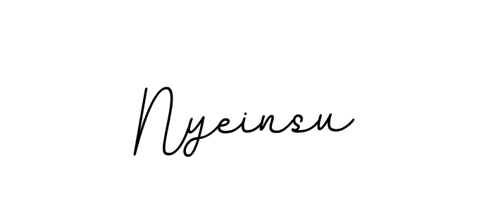Check out images of Autograph of Nyeinsu name. Actor Nyeinsu Signature Style. BallpointsItalic-DORy9 is a professional sign style online. Nyeinsu signature style 11 images and pictures png