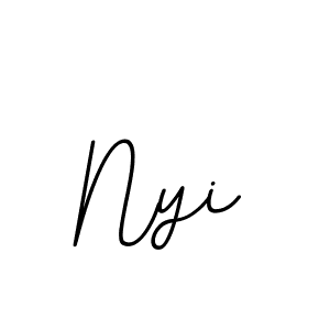 Also we have Nyi name is the best signature style. Create professional handwritten signature collection using BallpointsItalic-DORy9 autograph style. Nyi signature style 11 images and pictures png