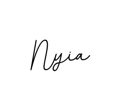 Also we have Nyia name is the best signature style. Create professional handwritten signature collection using BallpointsItalic-DORy9 autograph style. Nyia signature style 11 images and pictures png