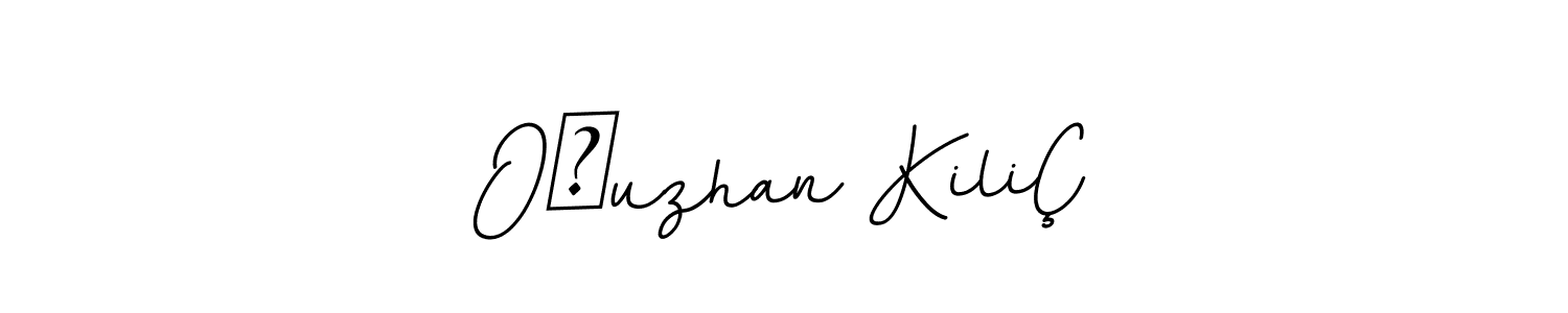 Create a beautiful signature design for name OĞuzhan KiliÇ. With this signature (BallpointsItalic-DORy9) fonts, you can make a handwritten signature for free. OĞuzhan KiliÇ signature style 11 images and pictures png