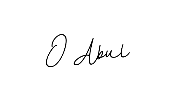 Also we have O Abul name is the best signature style. Create professional handwritten signature collection using BallpointsItalic-DORy9 autograph style. O Abul signature style 11 images and pictures png