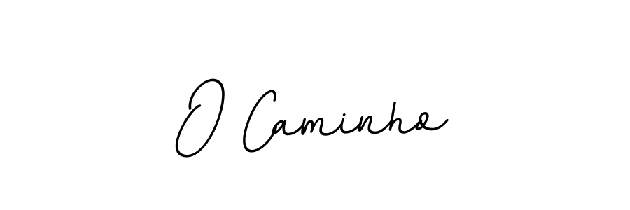 Create a beautiful signature design for name O Caminho. With this signature (BallpointsItalic-DORy9) fonts, you can make a handwritten signature for free. O Caminho signature style 11 images and pictures png