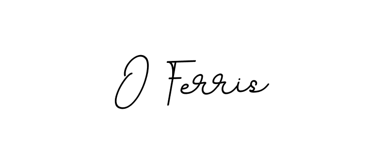 The best way (BallpointsItalic-DORy9) to make a short signature is to pick only two or three words in your name. The name O Ferris include a total of six letters. For converting this name. O Ferris signature style 11 images and pictures png