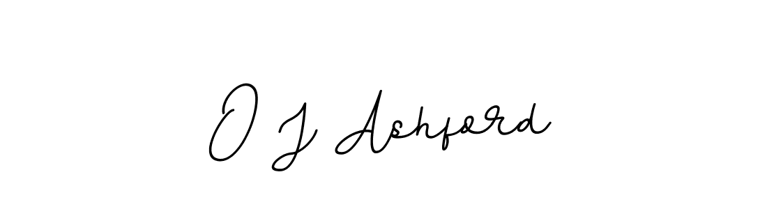 This is the best signature style for the O J Ashford name. Also you like these signature font (BallpointsItalic-DORy9). Mix name signature. O J Ashford signature style 11 images and pictures png