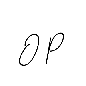 The best way (BallpointsItalic-DORy9) to make a short signature is to pick only two or three words in your name. The name O P include a total of six letters. For converting this name. O P signature style 11 images and pictures png
