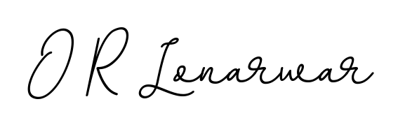 Get an exclusive digital autograph for O R Lonarwar. The BallpointsItalic-DORy9 typeface captures the charm of real penmanship on paper. O R Lonarwar signature style 11 images and pictures png