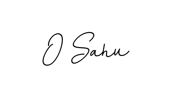 Create a beautiful signature design for name O Sahu. With this signature (BallpointsItalic-DORy9) fonts, you can make a handwritten signature for free. O Sahu signature style 11 images and pictures png