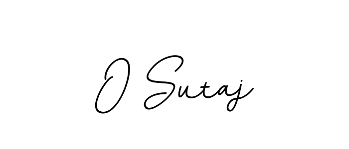 Use a signature maker to create a handwritten signature online. With this signature software, you can design (BallpointsItalic-DORy9) your own signature for name O Sutaj. O Sutaj signature style 11 images and pictures png