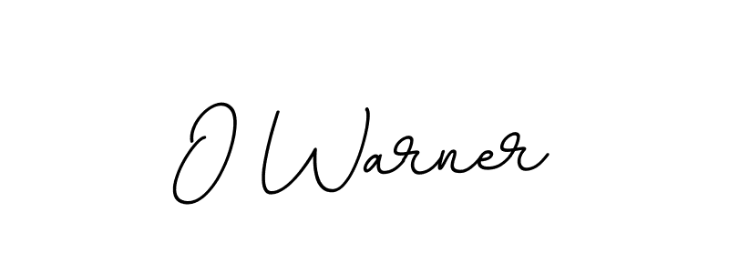 Create a beautiful signature design for name O Warner. With this signature (BallpointsItalic-DORy9) fonts, you can make a handwritten signature for free. O Warner signature style 11 images and pictures png