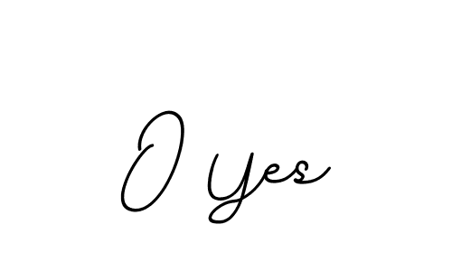 Create a beautiful signature design for name O Yes. With this signature (BallpointsItalic-DORy9) fonts, you can make a handwritten signature for free. O Yes signature style 11 images and pictures png