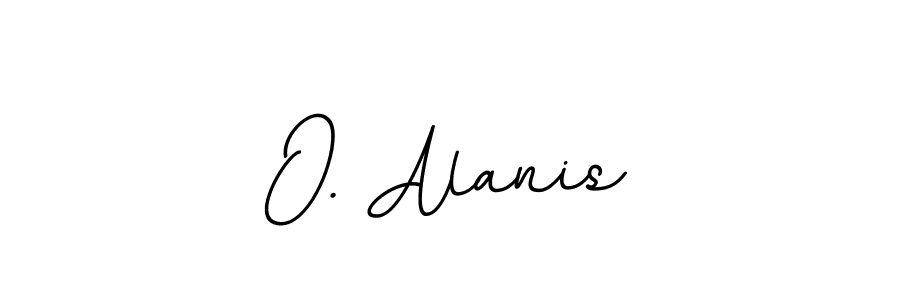You should practise on your own different ways (BallpointsItalic-DORy9) to write your name (O. Alanis) in signature. don't let someone else do it for you. O. Alanis signature style 11 images and pictures png