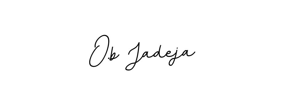 if you are searching for the best signature style for your name O.b Jadeja. so please give up your signature search. here we have designed multiple signature styles  using BallpointsItalic-DORy9. O.b Jadeja signature style 11 images and pictures png