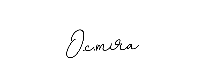 How to make O.c.mira signature? BallpointsItalic-DORy9 is a professional autograph style. Create handwritten signature for O.c.mira name. O.c.mira signature style 11 images and pictures png