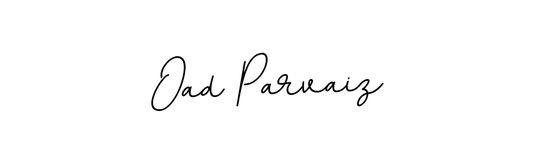 Oad Parvaiz stylish signature style. Best Handwritten Sign (BallpointsItalic-DORy9) for my name. Handwritten Signature Collection Ideas for my name Oad Parvaiz. Oad Parvaiz signature style 11 images and pictures png