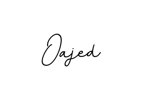 Use a signature maker to create a handwritten signature online. With this signature software, you can design (BallpointsItalic-DORy9) your own signature for name Oajed. Oajed signature style 11 images and pictures png