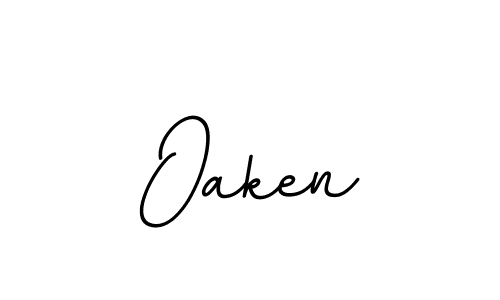 How to Draw Oaken signature style? BallpointsItalic-DORy9 is a latest design signature styles for name Oaken. Oaken signature style 11 images and pictures png
