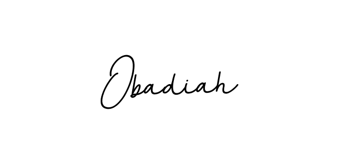 How to make Obadiah name signature. Use BallpointsItalic-DORy9 style for creating short signs online. This is the latest handwritten sign. Obadiah signature style 11 images and pictures png