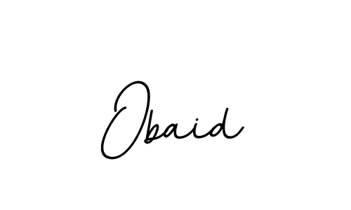 How to make Obaid name signature. Use BallpointsItalic-DORy9 style for creating short signs online. This is the latest handwritten sign. Obaid signature style 11 images and pictures png