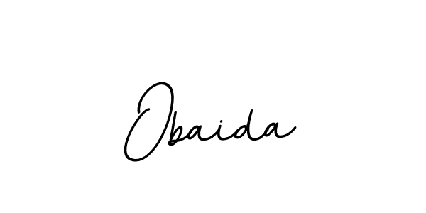 Create a beautiful signature design for name Obaida. With this signature (BallpointsItalic-DORy9) fonts, you can make a handwritten signature for free. Obaida signature style 11 images and pictures png