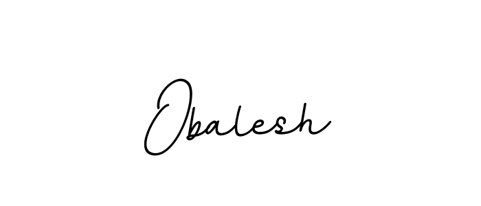 Once you've used our free online signature maker to create your best signature BallpointsItalic-DORy9 style, it's time to enjoy all of the benefits that Obalesh name signing documents. Obalesh signature style 11 images and pictures png