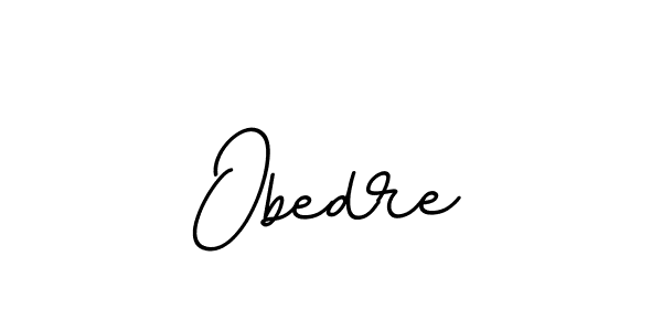 Make a beautiful signature design for name Obedre. With this signature (BallpointsItalic-DORy9) style, you can create a handwritten signature for free. Obedre signature style 11 images and pictures png