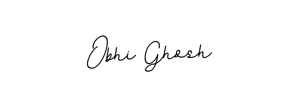 Make a beautiful signature design for name Obhi Ghosh. With this signature (BallpointsItalic-DORy9) style, you can create a handwritten signature for free. Obhi Ghosh signature style 11 images and pictures png