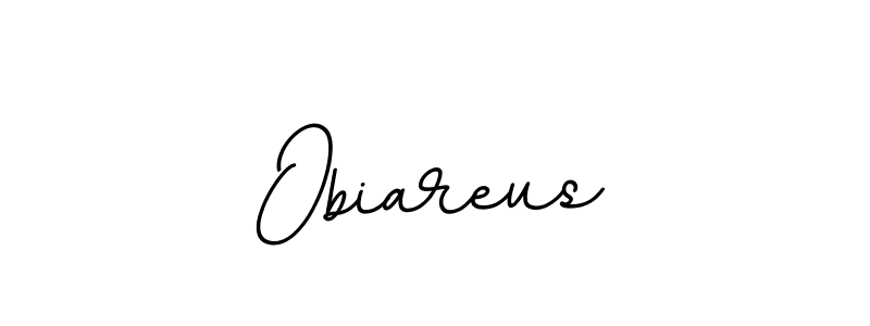 Create a beautiful signature design for name Obiareus. With this signature (BallpointsItalic-DORy9) fonts, you can make a handwritten signature for free. Obiareus signature style 11 images and pictures png