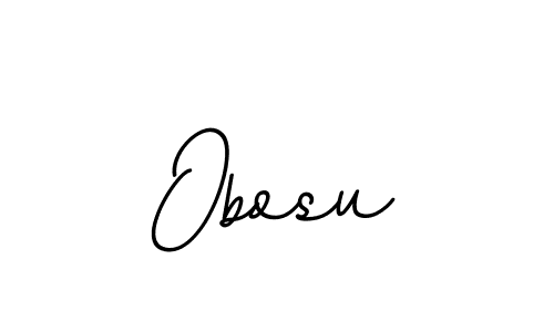 Use a signature maker to create a handwritten signature online. With this signature software, you can design (BallpointsItalic-DORy9) your own signature for name Obosu. Obosu signature style 11 images and pictures png