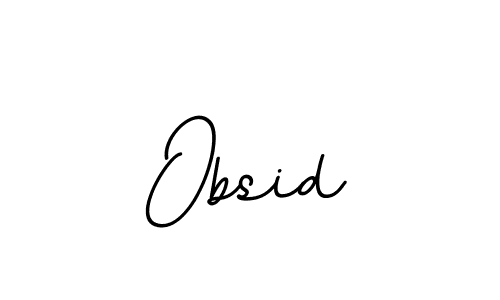 How to make Obsid signature? BallpointsItalic-DORy9 is a professional autograph style. Create handwritten signature for Obsid name. Obsid signature style 11 images and pictures png