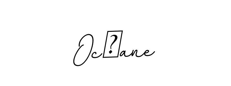 Use a signature maker to create a handwritten signature online. With this signature software, you can design (BallpointsItalic-DORy9) your own signature for name Oc�ane. Oc�ane signature style 11 images and pictures png