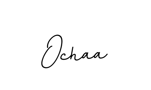 Create a beautiful signature design for name Ochaa. With this signature (BallpointsItalic-DORy9) fonts, you can make a handwritten signature for free. Ochaa signature style 11 images and pictures png