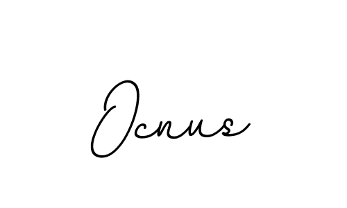 Create a beautiful signature design for name Ocnus. With this signature (BallpointsItalic-DORy9) fonts, you can make a handwritten signature for free. Ocnus signature style 11 images and pictures png