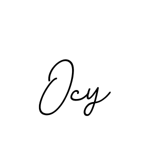 How to make Ocy signature? BallpointsItalic-DORy9 is a professional autograph style. Create handwritten signature for Ocy name. Ocy signature style 11 images and pictures png